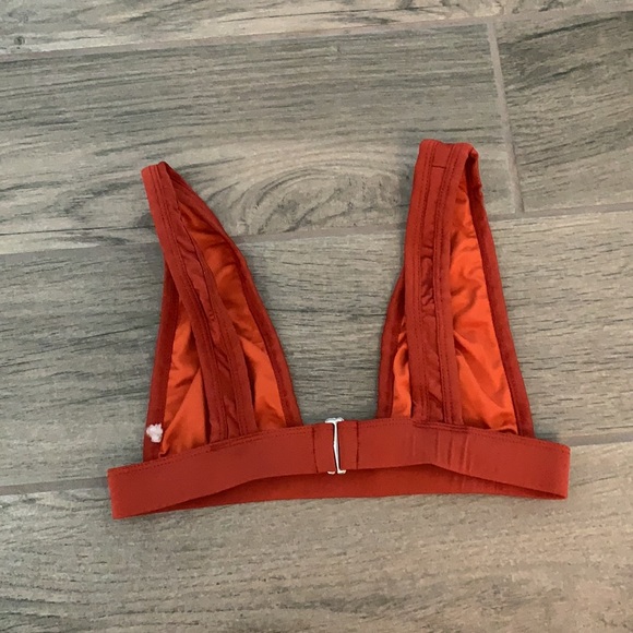 Dark orange bikini top - Picture 3 of 3